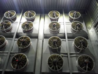 Установка теплообменных блоков боксфризера