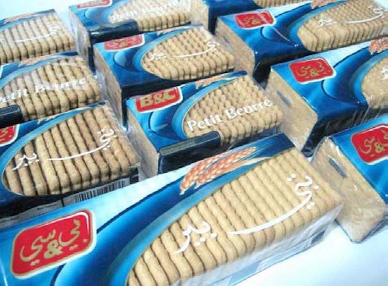 Упаковочная машина для печенья квадратной формы на ребре